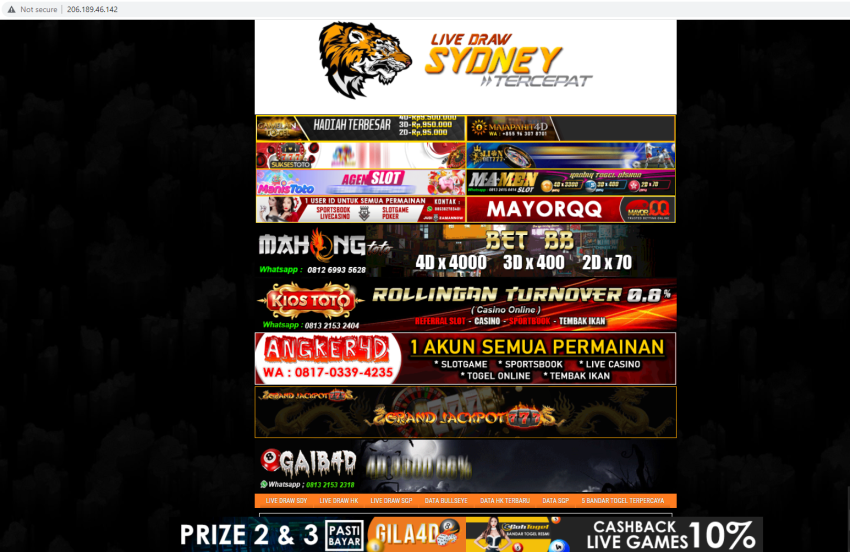 Live Draw Sydney Pools Togel Online Indonesia